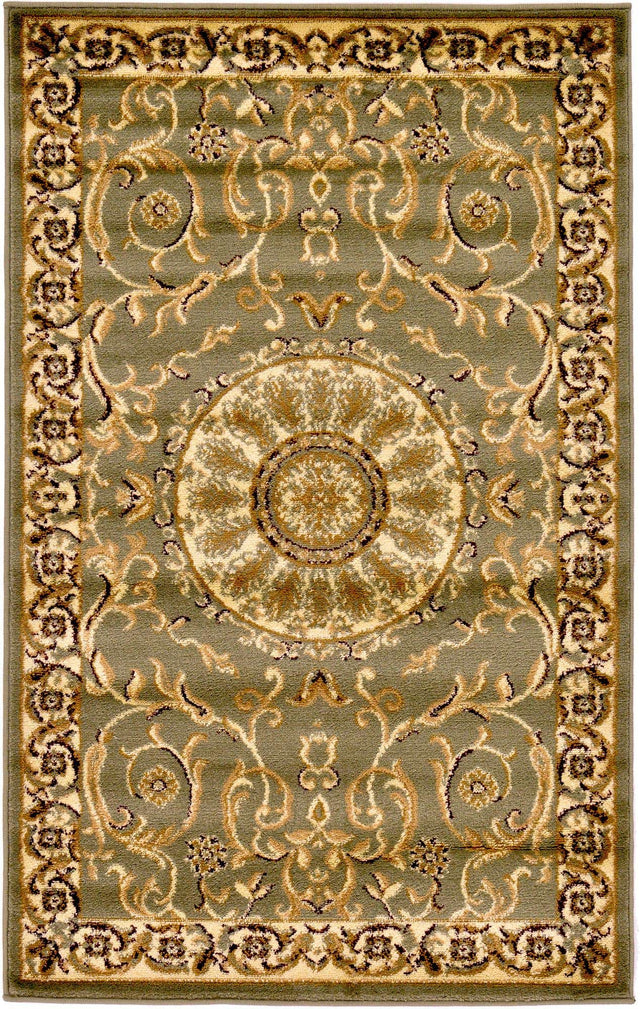 Light Green 3' 1 x 5' 3 Versailles Rectangle Rug