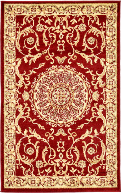 Red 3' 1 x 5' 3 Versailles Rectangle Area Rug