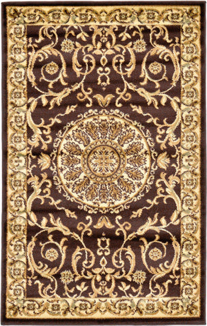 Brown 3' 1 x 5' 3 Versailles Rectangle Area Rug