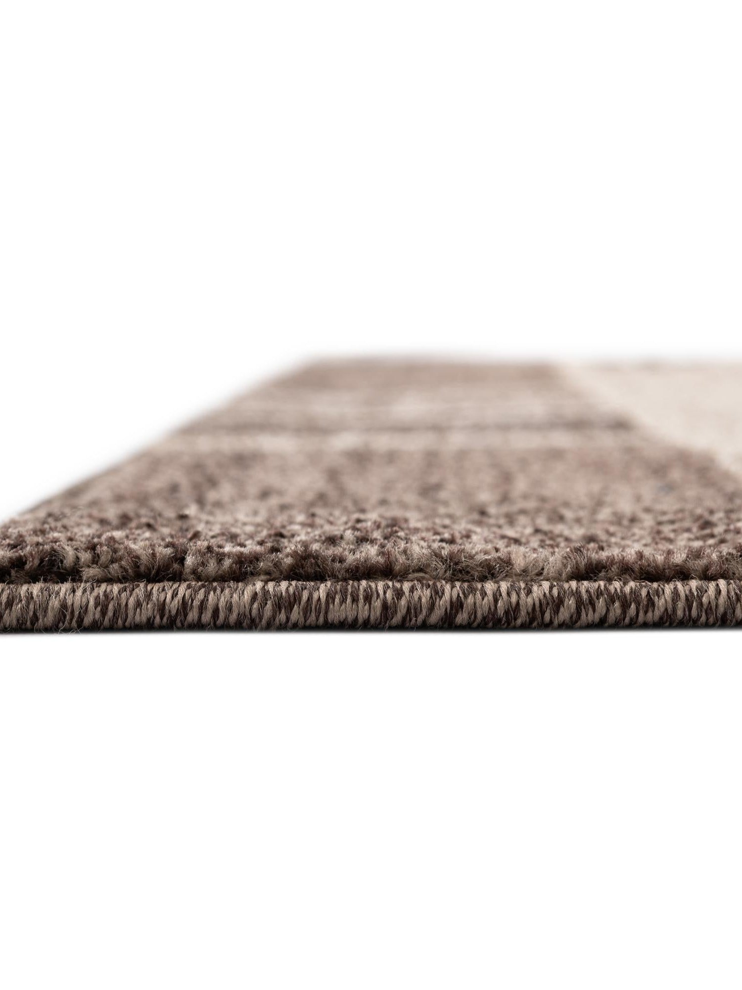 Dark Beige 7' 1 x 10' Del Mar Rectangle Area Rug 100% Polypropylene Easy Clean Stain Resistant Vivid Modern Carpet Mat for Home Decor Interior Designing for Sale at Rug Engine