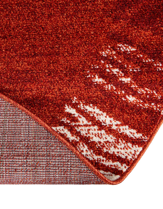 Terracotta 6' 1 x 6' 1 Del Mar Round Area Rug 100% Polypropylene Easy Clean Stain Resistant Vivid Modern Carpet Mat for Home Decor Interior Designing for Sale at Rug Engine