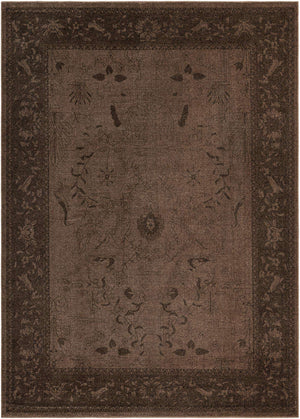 Brown 7' 10 x 11' La Jolla Rectangle Area Rug 100% Polypropylene Traditional Pattern Easy Clean Carpet for Living, Dining, Bedroom, Office for Sale at Rug Engine