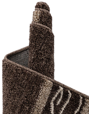 Dark Beige 2' x 8' Del Mar Runner Area Rug 100% Polypropylene Easy Clean Stain Resistant Vivid Modern Carpet Mat for Home Decor Interior Designing for Sale at Rug Engine