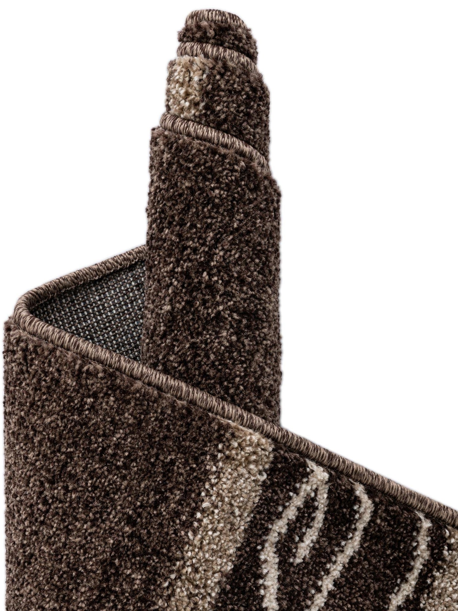 Dark Beige 2' x 6' 1 Del Mar Runner Area Rug 100% Polypropylene Easy Clean Stain Resistant Vivid Modern Carpet Mat for Home Decor Interior Designing for Sale at Rug Engine