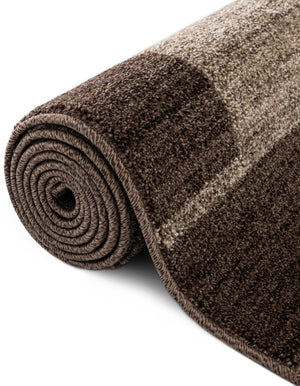 Dark Beige 2' x 8' Del Mar Runner Area Rug 100% Polypropylene Easy Clean Stain Resistant Vivid Modern Carpet Mat for Home Decor Interior Designing for Sale at Rug Engine