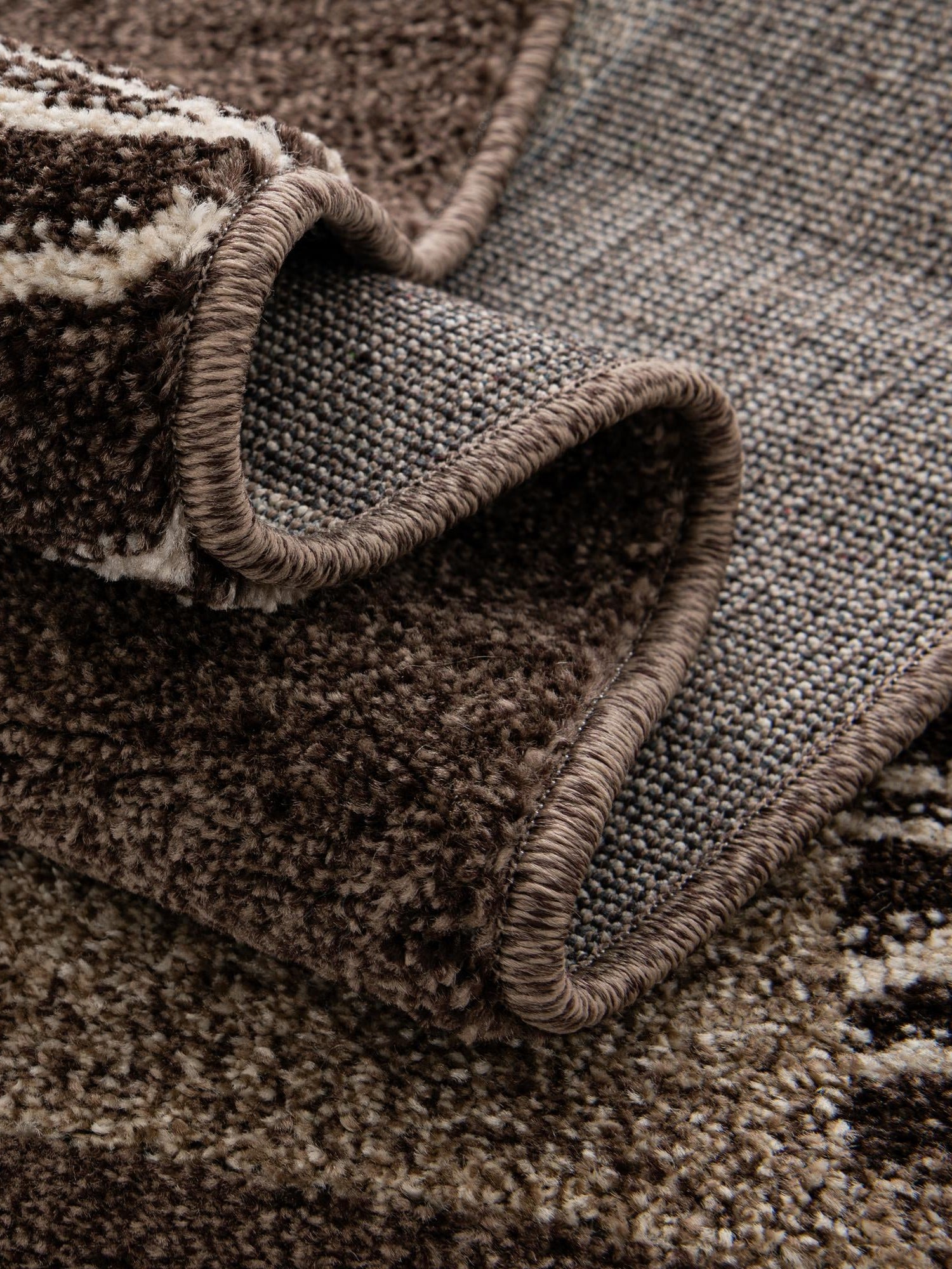 Dark Beige 2' x 6' 1 Del Mar Runner Area Rug 100% Polypropylene Easy Clean Stain Resistant Vivid Modern Carpet Mat for Home Decor Interior Designing for Sale at Rug Engine