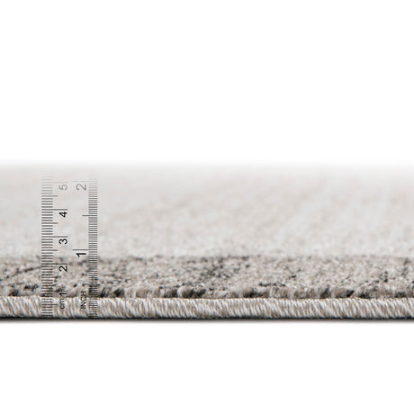 Light Gray 5' 3 x 8' Del Mar Rectangle Area Rug 100% Polypropylene Easy Clean Stain Resistant Vivid Modern Carpet Mat for Home Decor Interior Designing for Sale at Rug Engine