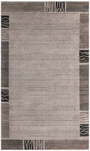 Light Gray 5' 3 x 8' Del Mar Rectangle Area Rug 100% Polypropylene Easy Clean Stain Resistant Vivid Modern Carpet Mat for Home Decor Interior Designing for Sale at Rug Engine