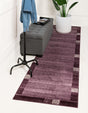 Violet 2' x 6' 1 Del Mar Runner Area Rug 100% Polypropylene Easy Clean Stain Resistant Vivid Modern Carpet Mat for Home Decor Interior Designing for Sale at Rug Engine