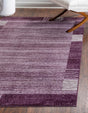 Violet 4' 1 x 6' 1 Del Mar Rectangle Area Rug 100% Polypropylene Easy Clean Stain Resistant Vivid Modern Carpet Mat for Home Decor Interior Designing for Sale at Rug Engine