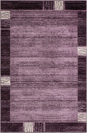 Violet 5' 3 x 8' Del Mar Rectangle Area Rug 100% Polypropylene Easy Clean Stain Resistant Vivid Modern Carpet Mat for Home Decor Interior Designing for Sale at Rug Engine