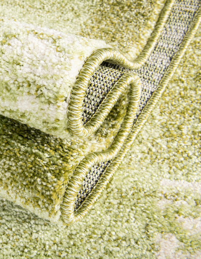 Light Green 2' x 6' 1 Del Mar Runner Area Rug 100% Polypropylene Easy Clean Stain Resistant Vivid Modern Carpet Mat for Home Decor Interior Designing for Sale at Rug Engine