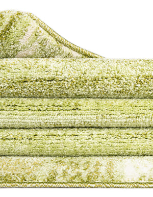 Light Green 2' x 6' 1 Del Mar Runner Area Rug 100% Polypropylene Easy Clean Stain Resistant Vivid Modern Carpet Mat for Home Decor Interior Designing for Sale at Rug Engine