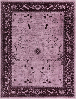 Purple 10' x 13' 1 La Jolla Rectangle Area Rug 100% Polypropylene Traditional Pattern Easy Clean Carpet for Living, Dining, Bedroom, Office for Sale at Rug Engine