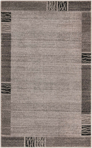 Light Gray 3' 1 x 5' 3 Del Mar Rectangle Area Rug 100% Polypropylene Easy Clean Stain Resistant Vivid Modern Carpet Mat for Home Decor Interior Designing for Sale at Rug Engine