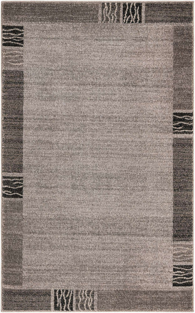 Light Gray 3' 1 x 5' 3 Del Mar Rectangle Area Rug 100% Polypropylene Easy Clean Stain Resistant Vivid Modern Carpet Mat for Home Decor Interior Designing for Sale at Rug Engine