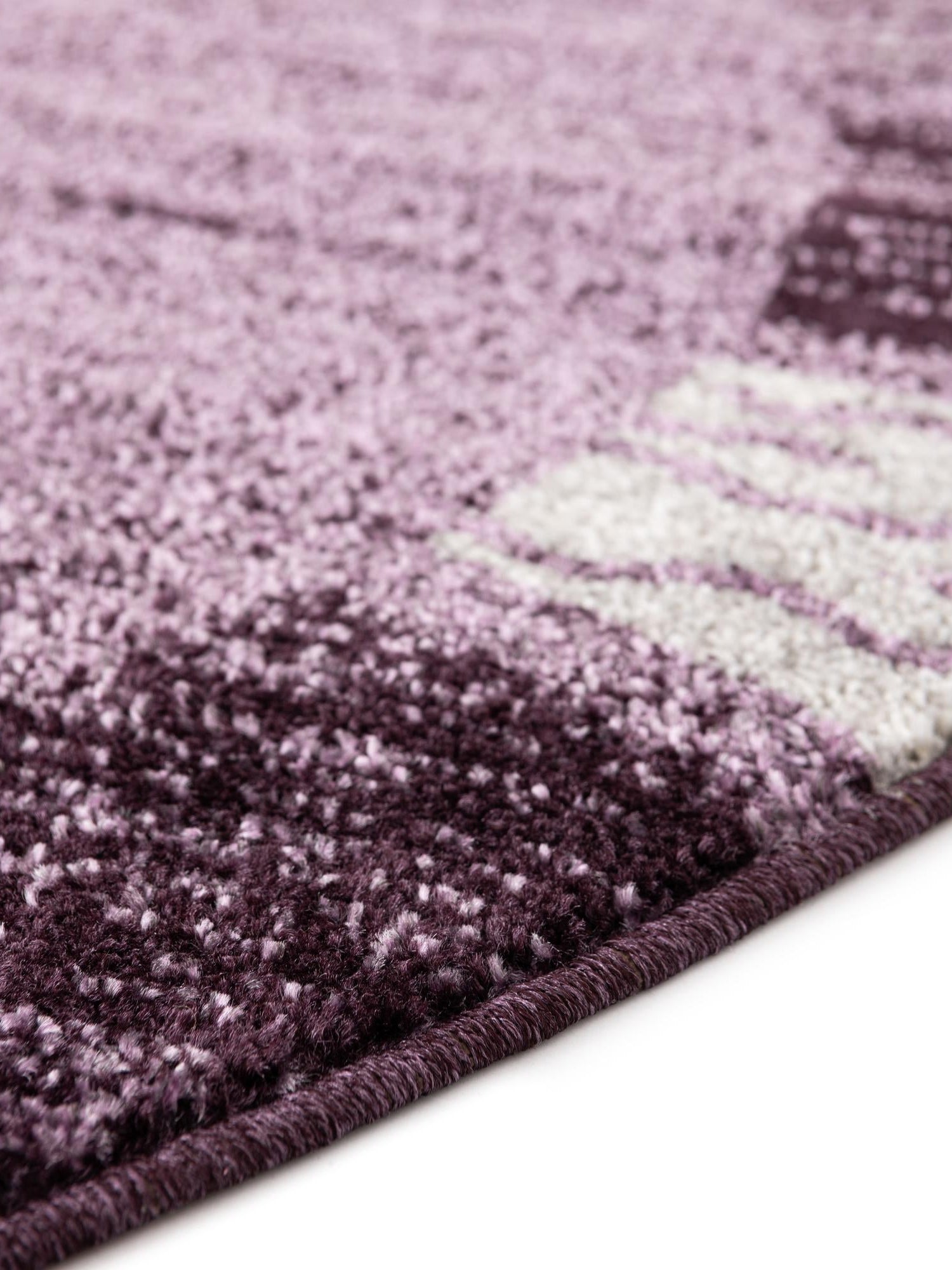 Violet 7' 10 x 7' 10 Del Mar Round Area Rug 100% Polypropylene Easy Clean Stain Resistant Vivid Modern Carpet Mat for Home Decor Interior Designing for Sale at Rug Engine