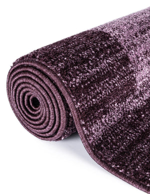 Violet 4' 1 x 4' 1 Del Mar Round Area Rug 100% Polypropylene Easy Clean Stain Resistant Vivid Modern Carpet Mat for Home Decor Interior Designing for Sale at Rug Engine