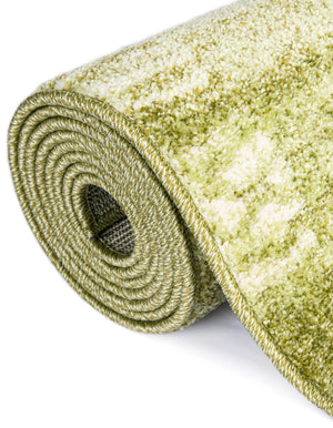 Light Green 4' 1 x 4' 1 Del Mar Round Area Rug 100% Polypropylene Easy Clean Stain Resistant Vivid Modern Carpet Mat for Home Decor Interior Designing for Sale at Rug Engine