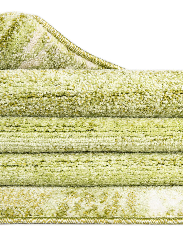Light Green 4' 1 x 4' 1 Del Mar Round Area Rug 100% Polypropylene Easy Clean Stain Resistant Vivid Modern Carpet Mat for Home Decor Interior Designing for Sale at Rug Engine