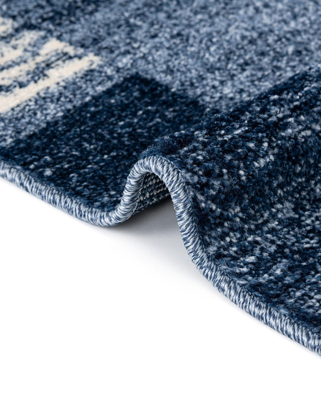 Light Blue 2' x 6' 1 Del Mar Runner Area Rug 100% Polypropylene Easy Clean Stain Resistant Vivid Modern Carpet Mat for Home Decor Interior Designing for Sale at Rug Engine