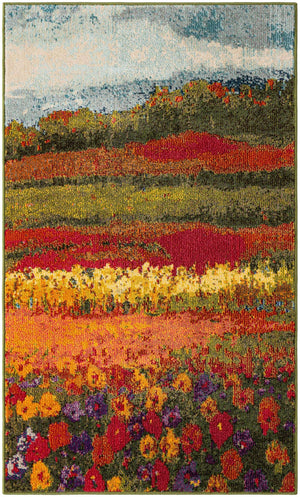 Multicolor 3' 3 x 5' 3 Estrella Rectangle Rug