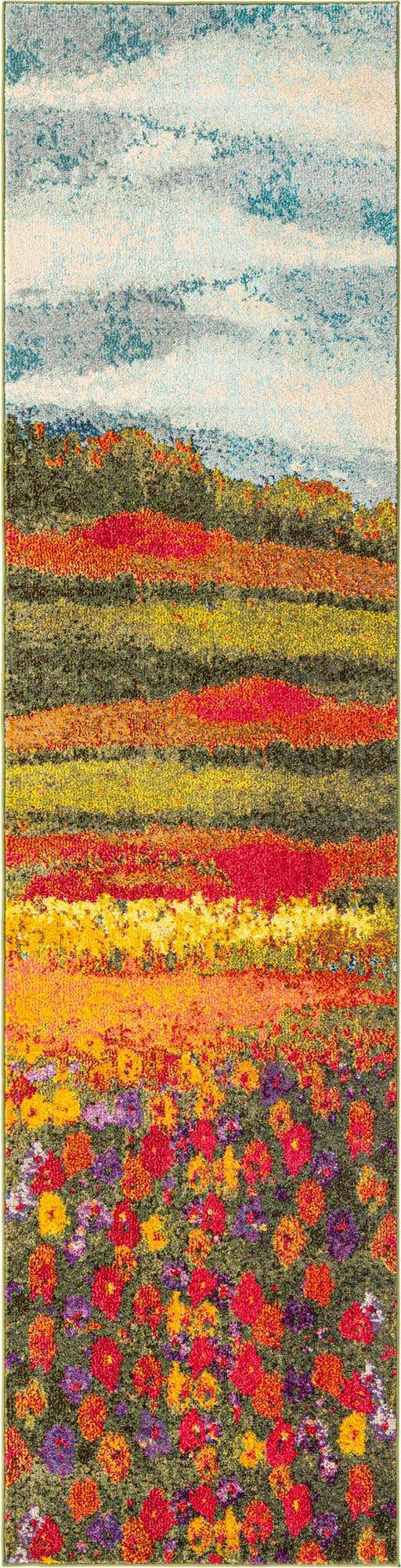 Multicolor 3' x 10' Estrella Runner Rug