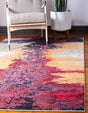 Orange 3' 3 x 5' 3 Estrella Rectangle Rug