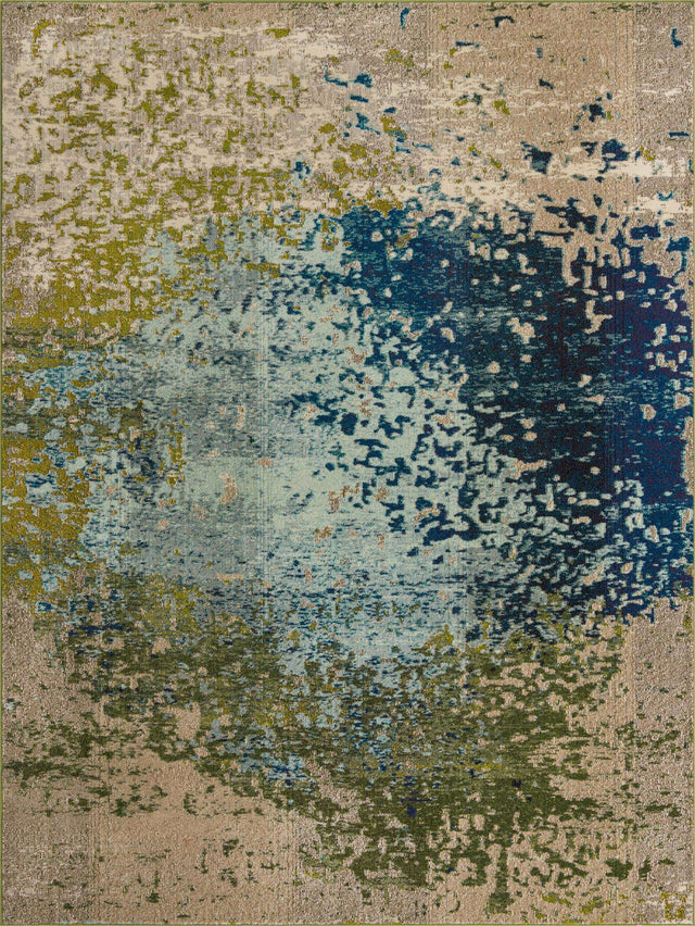Blue 9' x 12' 2 Estrella Rectangle Rug