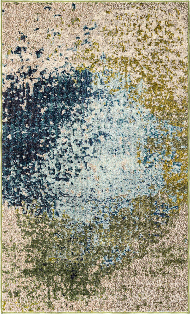 Blue 3' 3 x 5' 3 Estrella Rectangle Rug