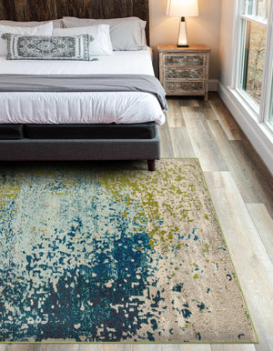 Blue 9' x 12' 2 Estrella Rectangle Rug