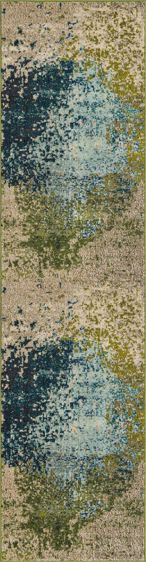 Blue 3' x 10' Estrella Runner Rug