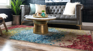 Blue 3' 3 x 5' 3 Estrella Rectangle Rug