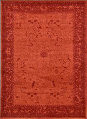 Rust Red 8' x 11' La Jolla Rectangle Rug