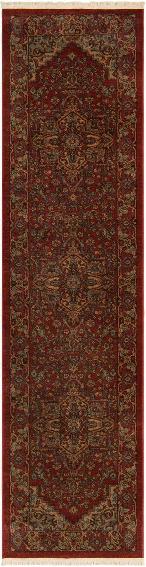 Red 3' x 10' Sahand Runner Rug