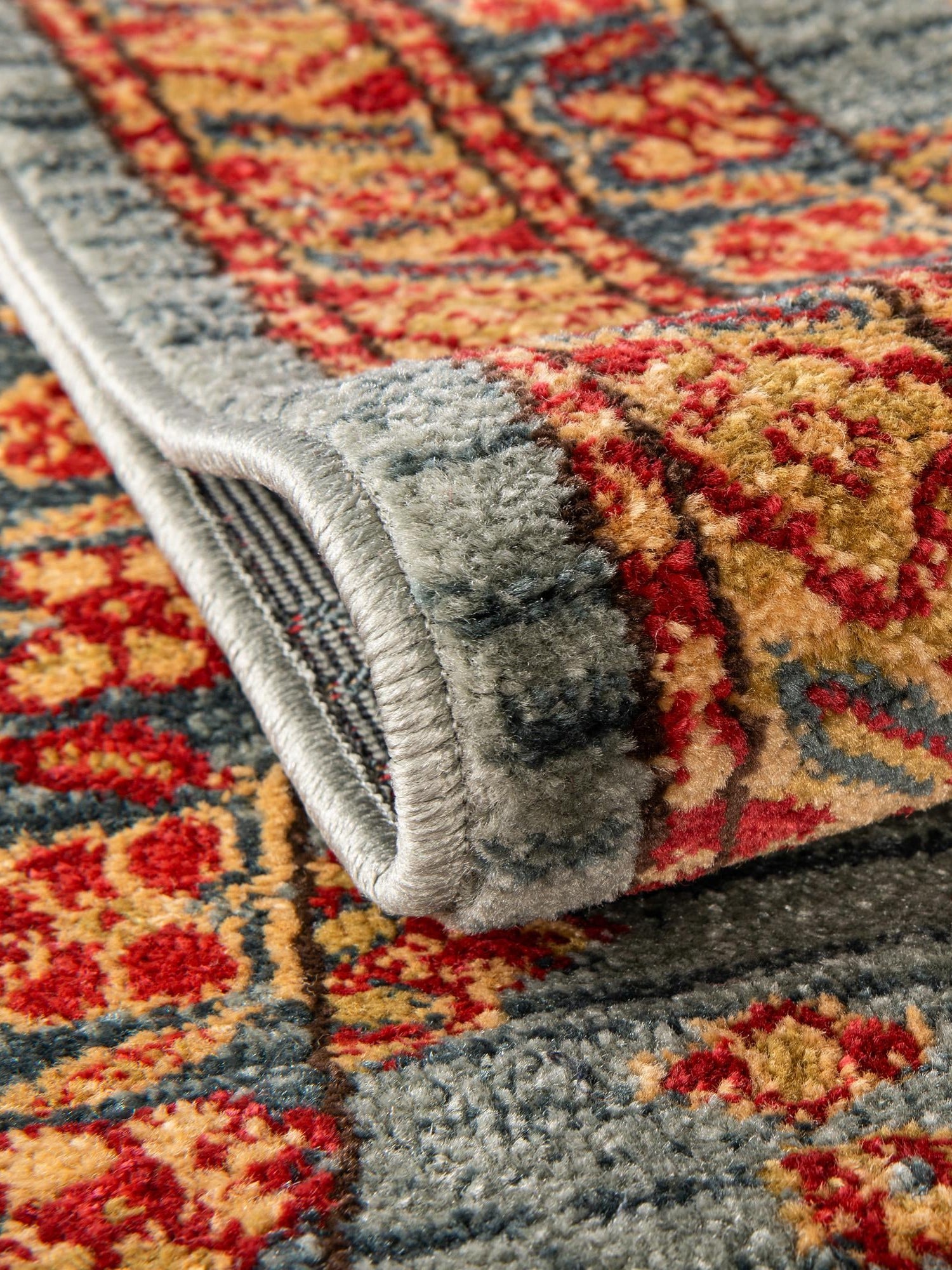 Light Blue 8' x 8' Sahand Round Area Rug