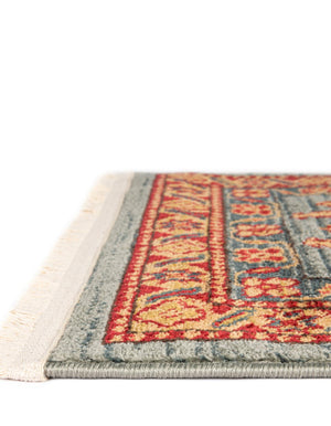 Light Blue 3' 1 x 5' 3 Sahand Rectangle Area Rug Affordable Easy Clean Traditional Design Durable Carpet for Home Interior Design Living Room Dining Office for Sale at Rug Engine