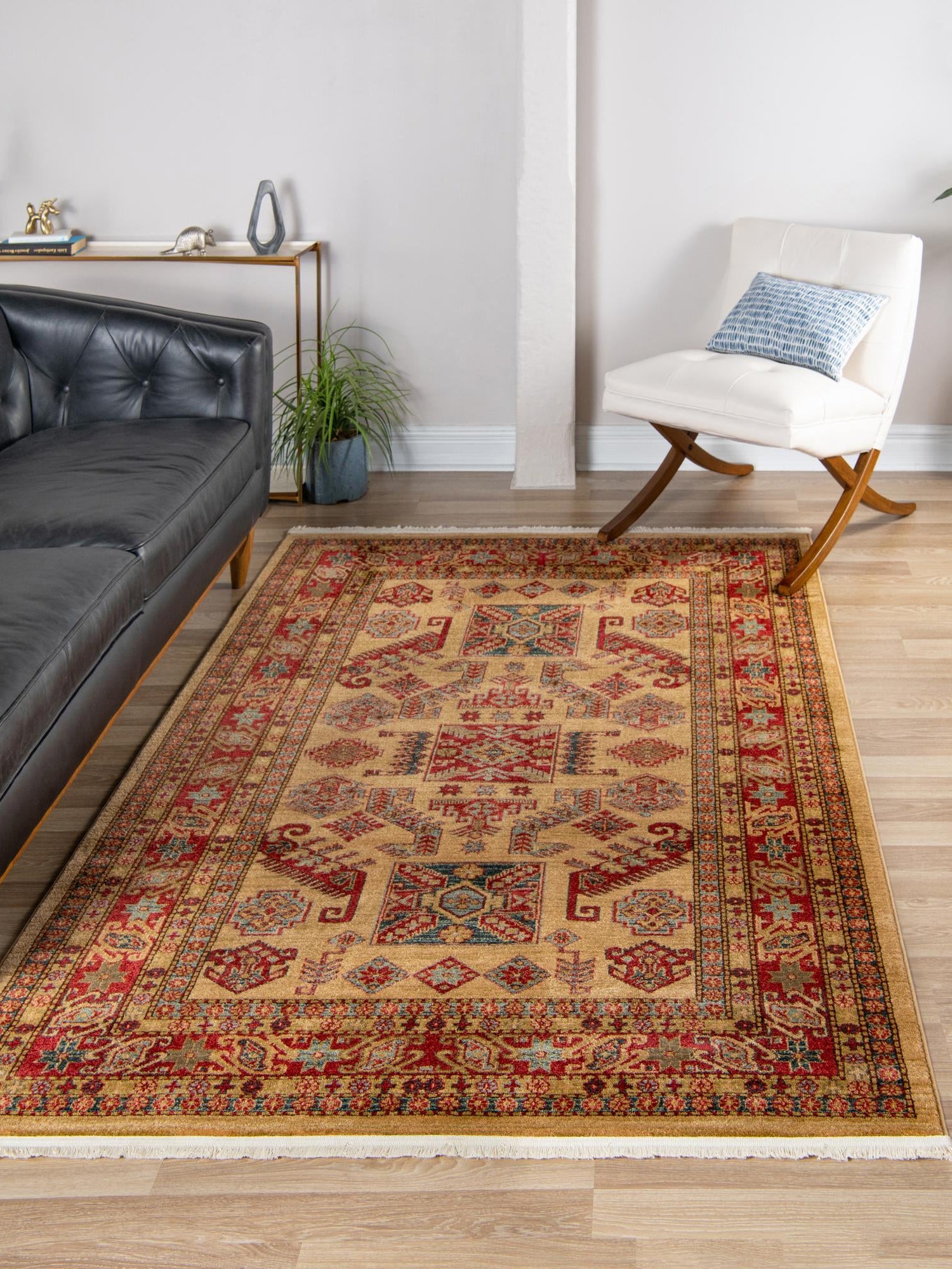 Beige 10' 6 x 16' 5 Sahand Rectangle Area Rug Affordable Easy Clean Traditional Design Durable Carpet for Home Interior Design Living Room Dining Office for Sale at Rug Engine