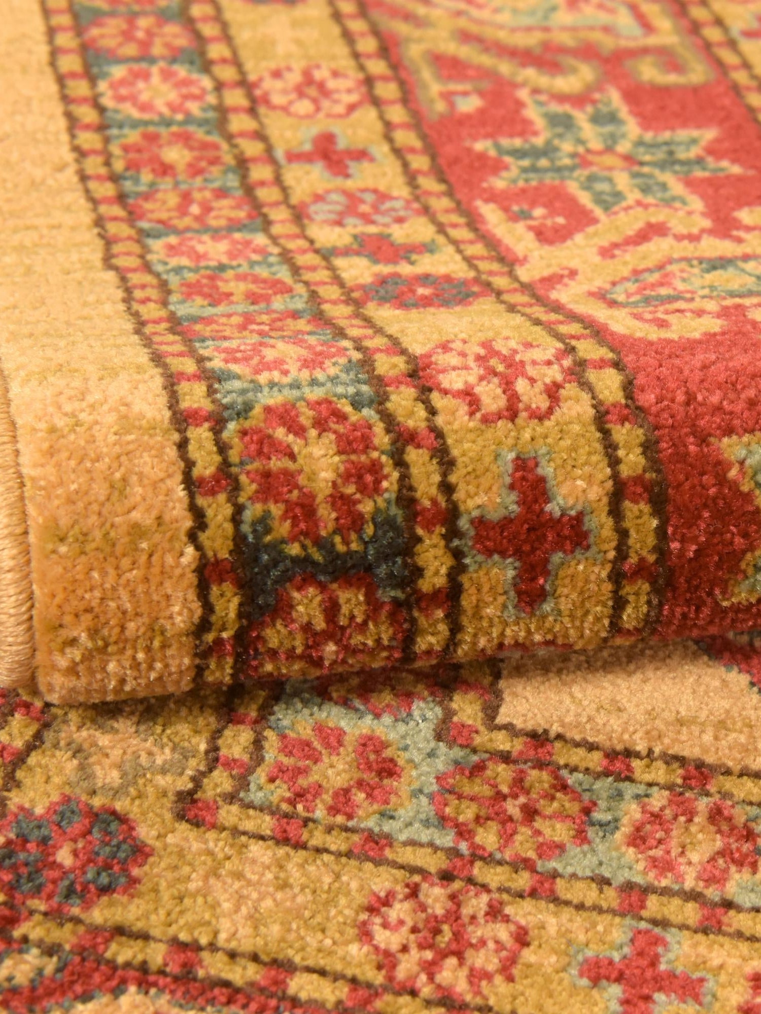 Beige 5' 1 x 8' Sahand Rectangle Area Rug Affordable Easy Clean Traditional Design Durable Carpet for Home Interior Design Living Room Dining Office for Sale at Rug Engine