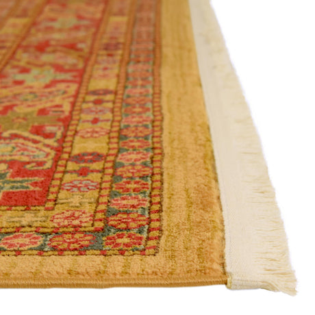 Beige 2' x 6' 2 Sahand Runner Area Rug Affordable Easy Clean Traditional Design Durable Carpet for Home Interior Design Living Room Dining Office for Sale at Rug Engine