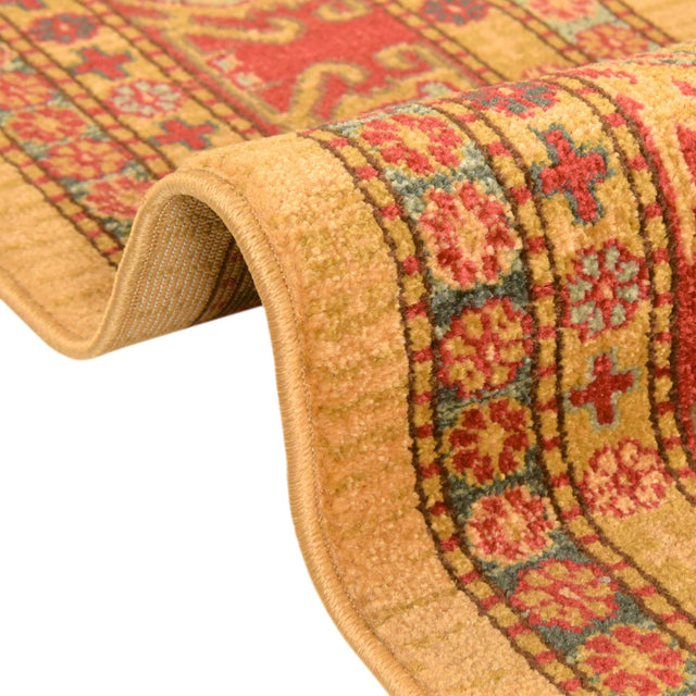 Beige 2' x 6' 2 Sahand Runner Area Rug Affordable Easy Clean Traditional Design Durable Carpet for Home Interior Design Living Room Dining Office for Sale at Rug Engine