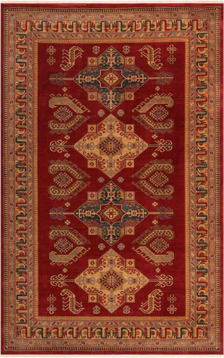 Red 10' 6 x 16' 5 Sahand Rectangle Area Rug Affordable Easy Clean Traditional Design Durable Carpet for Home Interior Design Living Room Dining Office for Sale at Rug Engine
