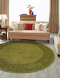 Green 12' 2 x 12' 2 La Jolla Round Area Rug 100% Polypropylene Traditional Pattern Easy Clean Carpet for Living, Dining, Bedroom, Office for Sale at Rug Engine