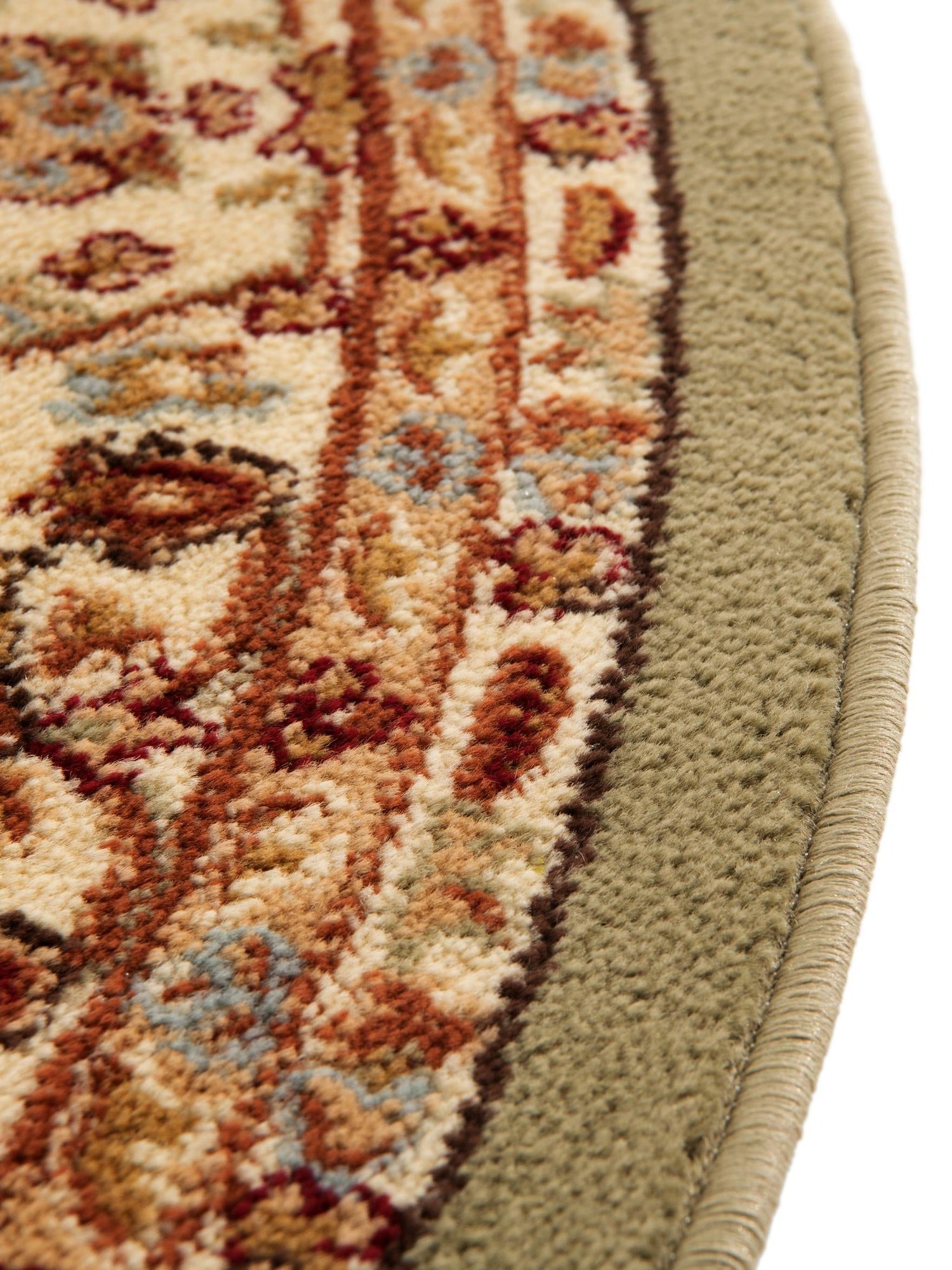 Light Green 7' 10 x 7' 10 Voyage Round Area Rug