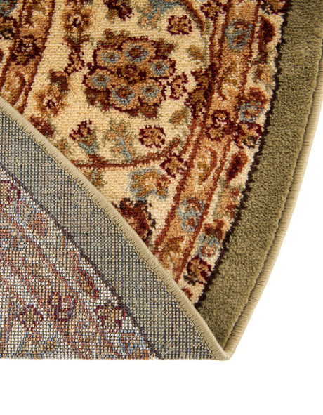 Light Green 10' x 10' Voyage Round Area Rug Persian Inspired Classic Traditional Design Durable Carpet Mat for Home Interior Design for Sale at Rug Engine