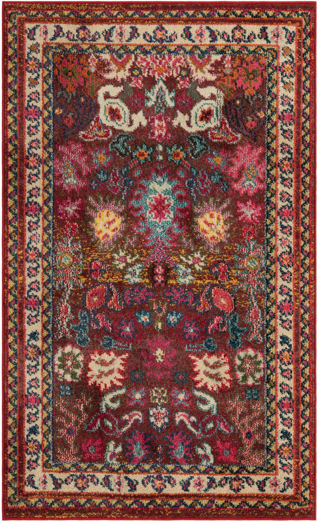 Multicolor 3' 3 x 5' 3 Medici Rectangle Area Rug 100% Polypropylene Traditional Vintage Classic Carpet for Home Interior Design Decor for Sale at Rug Engine