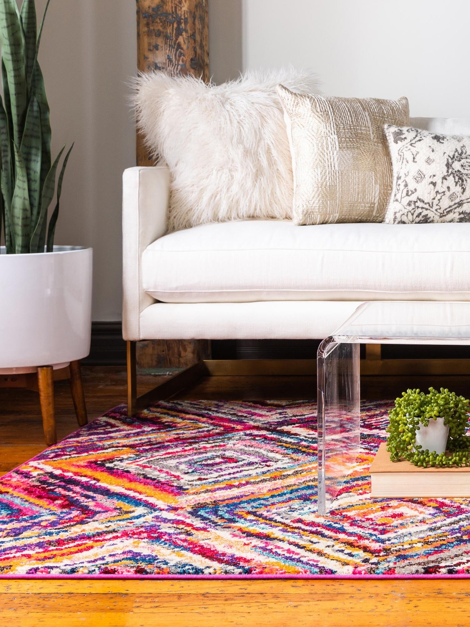 Multicolor 10' 6 x 16' 5 Estrella Rectangle Area Rug 100% Polypropylene Non-Shedding Stain Resistant Carpet Colorful Modern Abstract Design Easy Clean for Home Decor for Sale at Rug Engine