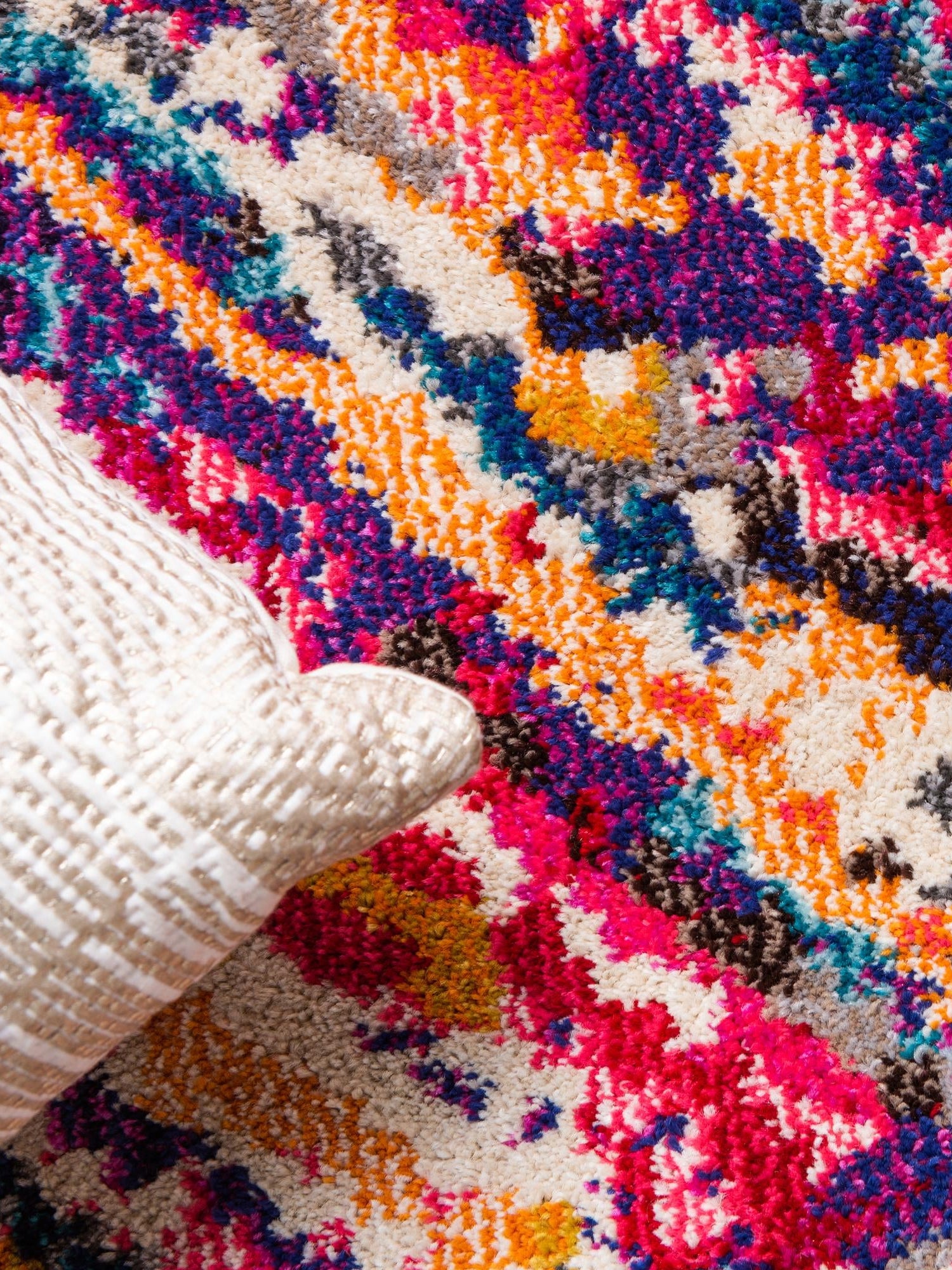 Multicolor 10' 6 x 16' 5 Estrella Rectangle Area Rug 100% Polypropylene Non-Shedding Stain Resistant Carpet Colorful Modern Abstract Design Easy Clean for Home Decor for Sale at Rug Engine