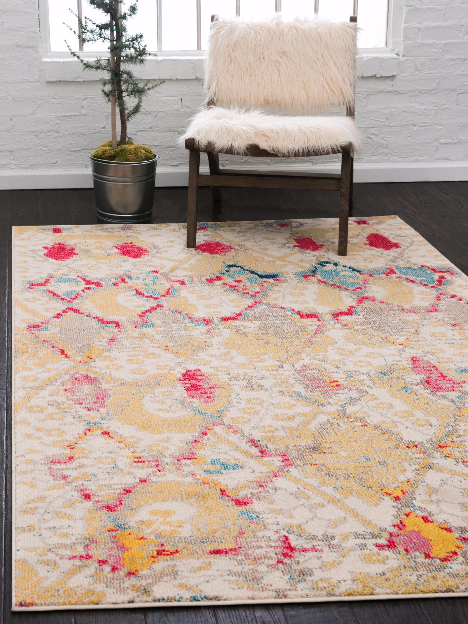 Beige 3' 3 x 5' 3 Sedona Rectangle Area Rug