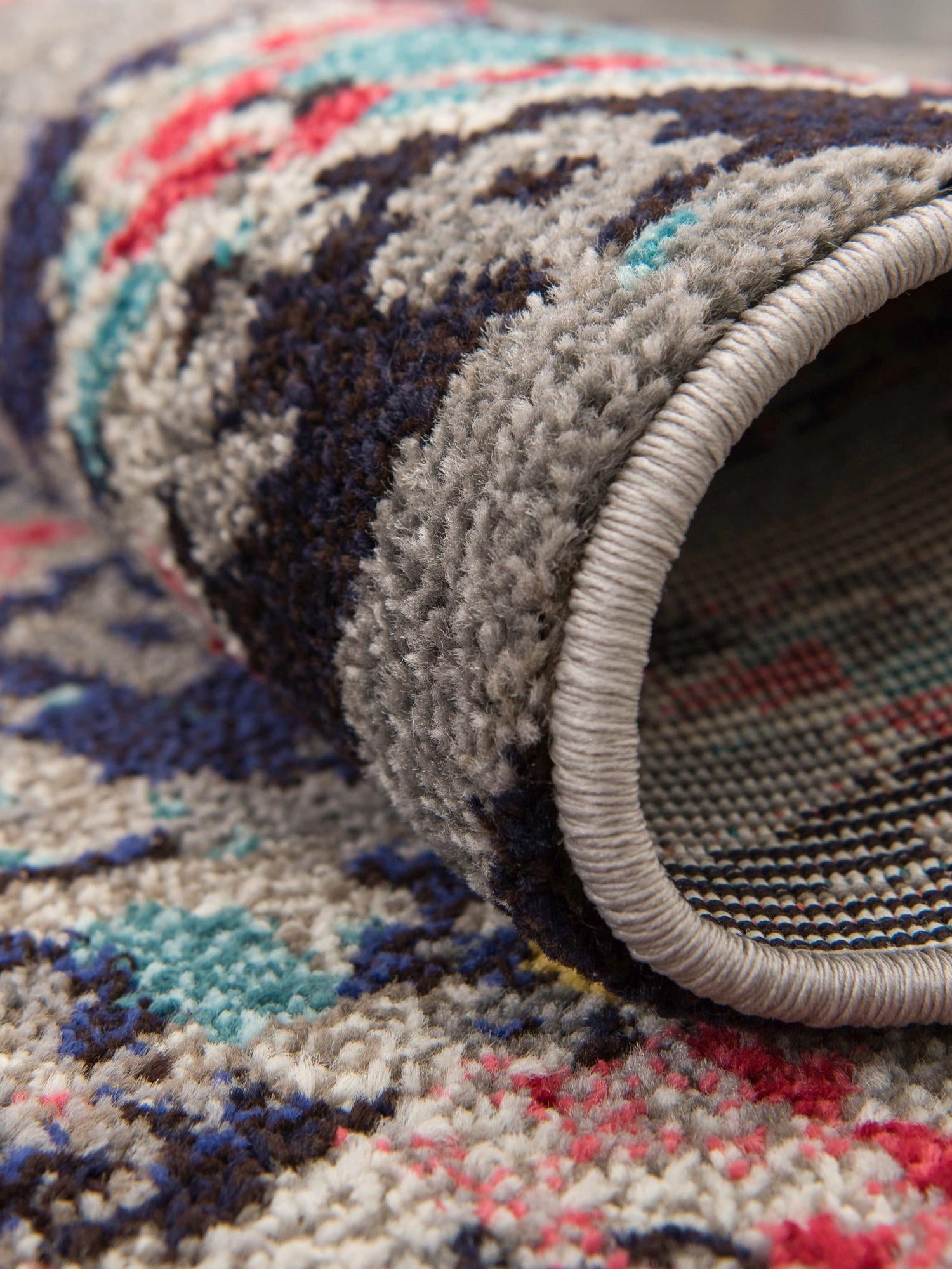 Navy Blue 8' x 8' Sedona Round Area Rug